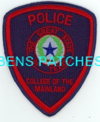 TEXAS,COLLEGE OF THE MAINLAND POLICE 1